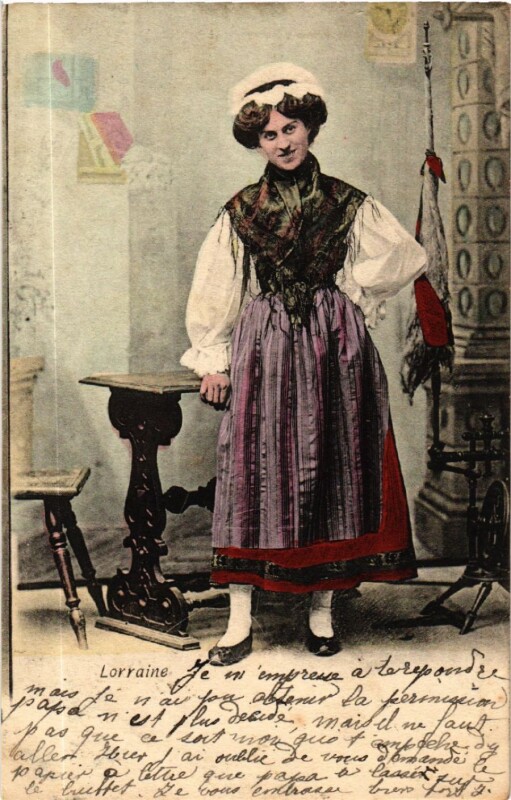 Carte postale ancienne Lorraine