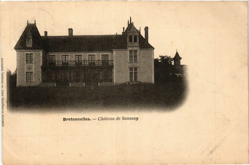 Carte postale ancienne Bretoncelles - Chateau de Saussay à Bretoncelles