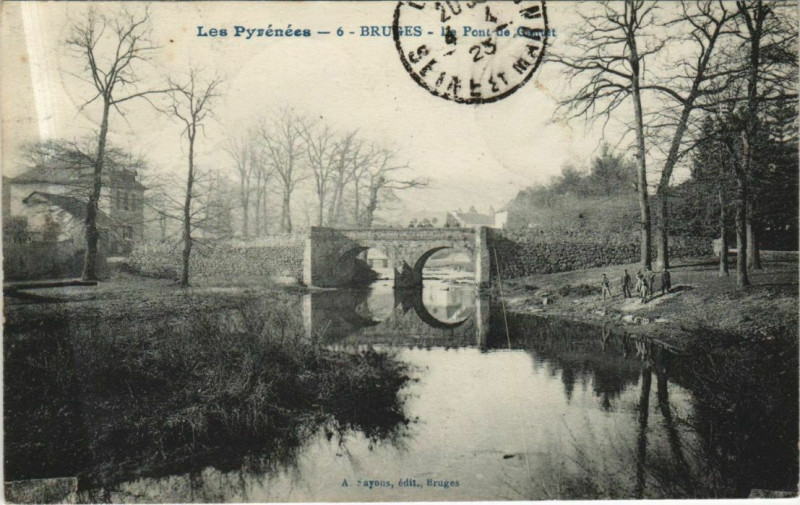 Carte postale ancienne Bruges Le Pont