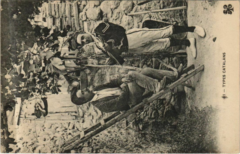 Carte postale ancienne Types Catalans