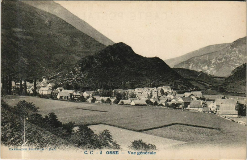 Carte postale ancienne Osse Vue Generale