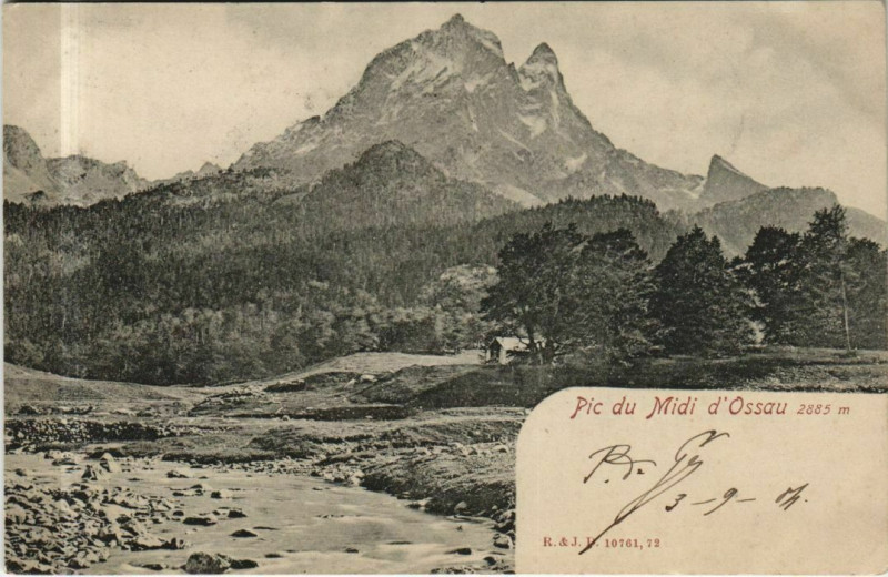 Carte postale ancienne Pic du Midi d'Ossau