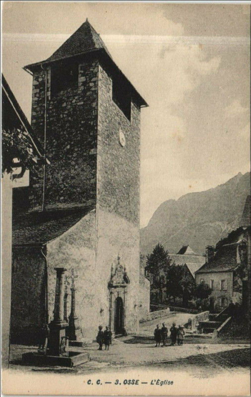 Carte postale ancienne Osse L'Eglise