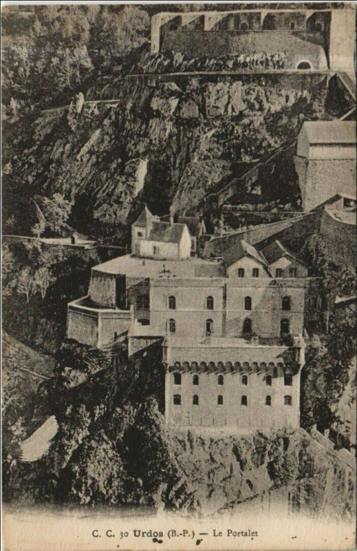 Carte postale ancienne Urdos Le Portalet à Urdos