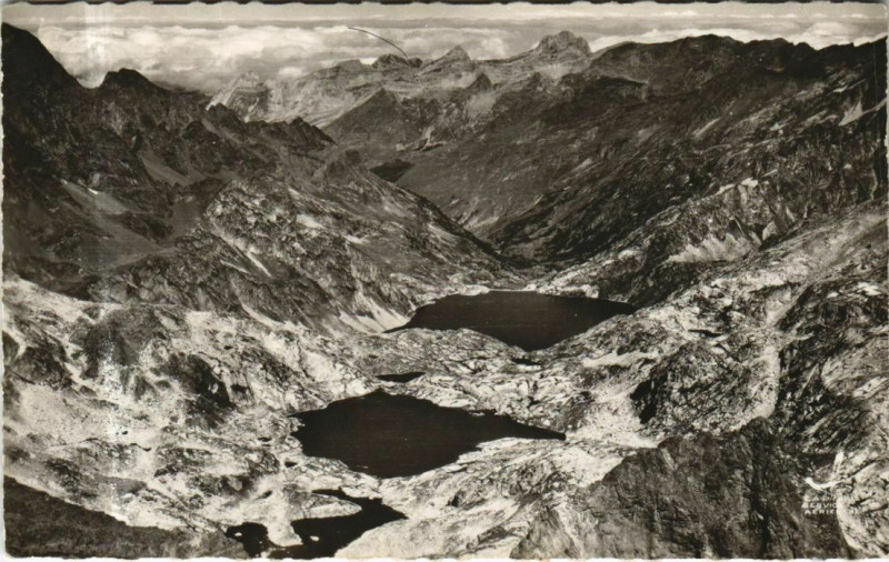 Carte postale ancienne Gabas Lacs d'Ayous