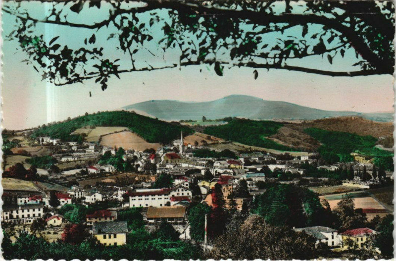 Carte postale ancienne Hasparren Vue Generale à Hasparren