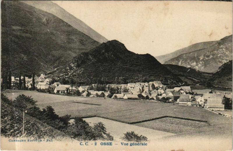 Carte postale ancienne Osse Vue Generale