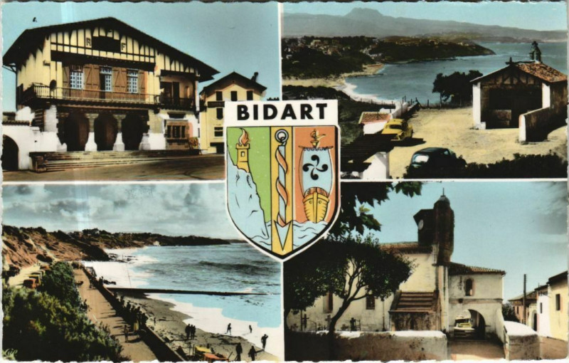 Carte postale ancienne Bidart Scenes à Bidart
