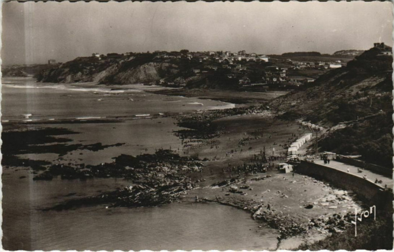 Carte postale ancienne Guethary Bidart - Vue Panoramique à Bidart