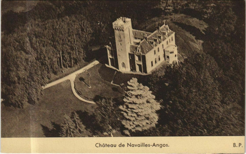 Carte postale ancienne Chateau de Navailles-Angos à Navailles-Angos