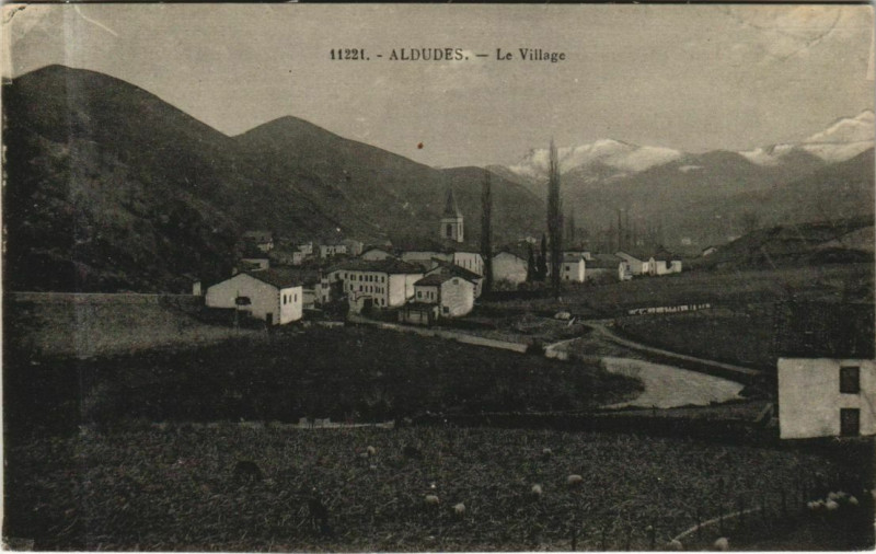 Carte postale ancienne Aldues Le Village