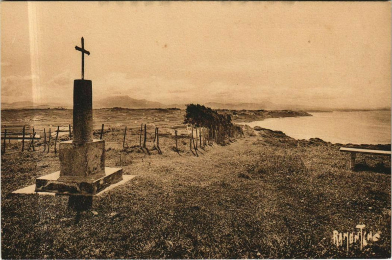 Carte postale ancienne Bidart La Cote Basque a Bidart à Bidart