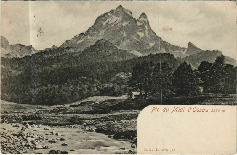 Carte postale ancienne Pic du Midi d'Ossau