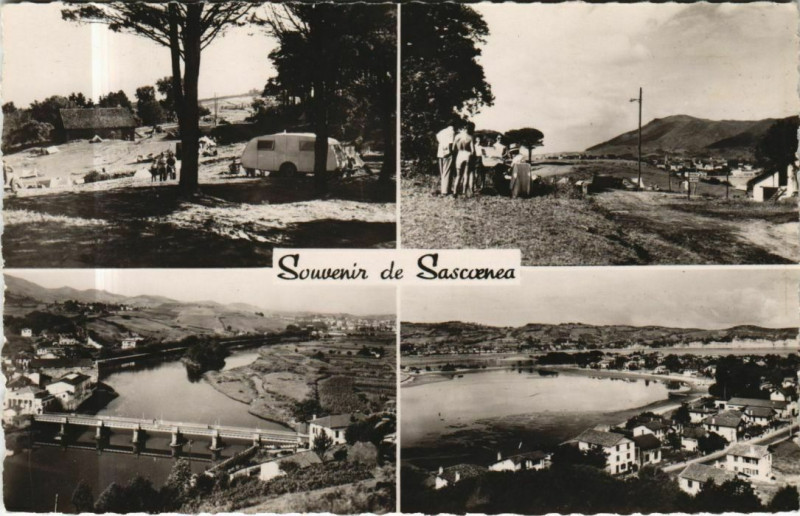 Carte postale ancienne Hendaye Sascoenea - Scenes à Hendaye