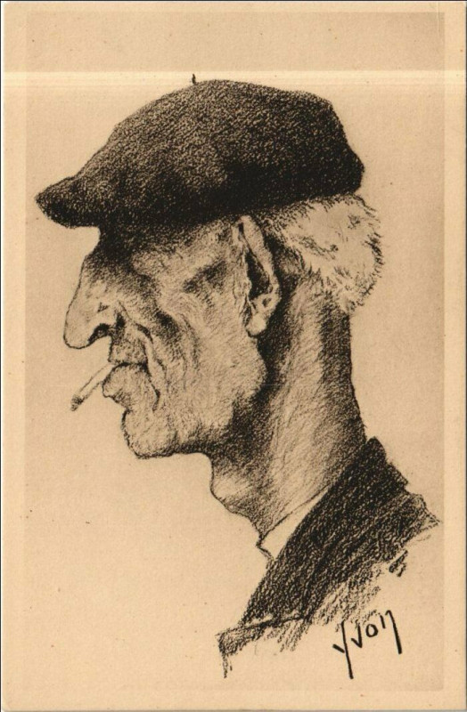 Carte postale ancienne Le Pays Basque - Type d'Homme