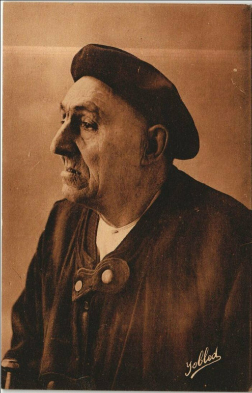 Carte postale ancienne Pays Basque - Vieux Basque - Type
