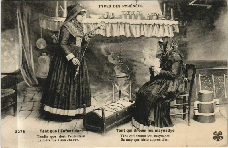 Carte postale ancienne Types des Pyrenees - Femmes - Types