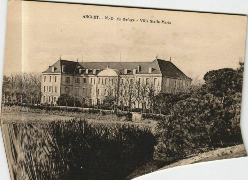 Carte postale ancienne Anglet N.-D. Du Refuge - Villa Stella Maris à Anglet
