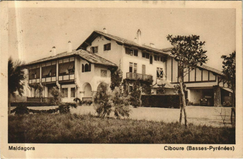 Carte postale ancienne Ciboure Maldagora à Ciboure