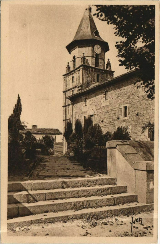 Carte postale ancienne Ainhoa L'Eglise à Ainhoa