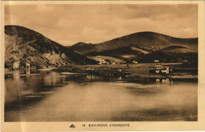 Carte postale ancienne Hendaye Environs - Landscape à Hendaye