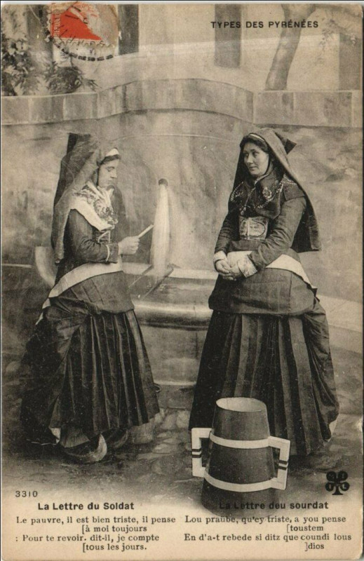 Carte postale ancienne Types des Pyrenees - Femmes - Types