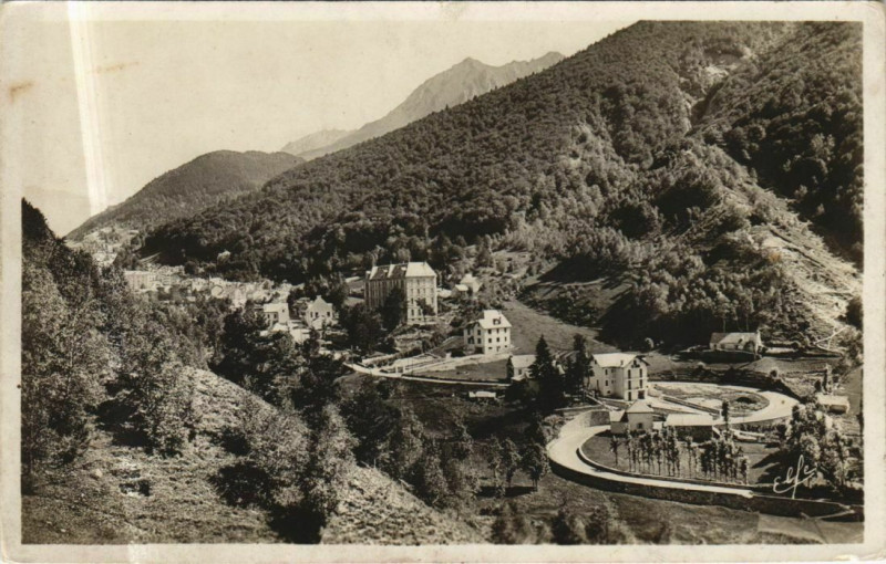 Carte postale ancienne Bareges Vue Generale