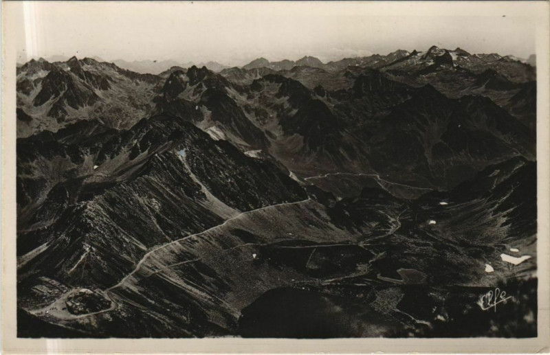 Carte postale ancienne Pic du Midi - Panorama
