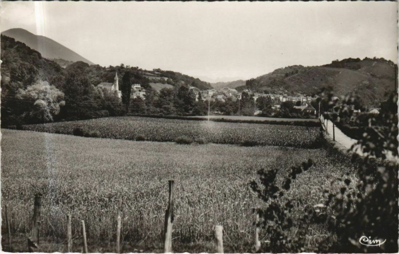 Carte postale ancienne Tardets Vue Generale