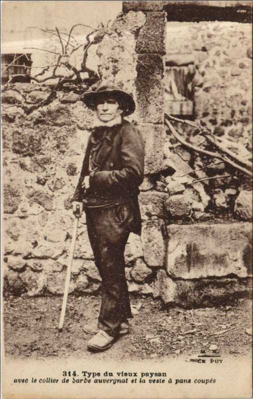 Carte postale ancienne Type du Vieux Paysan