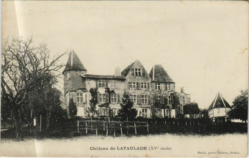 Carte postale ancienne Chateau de Lataulade