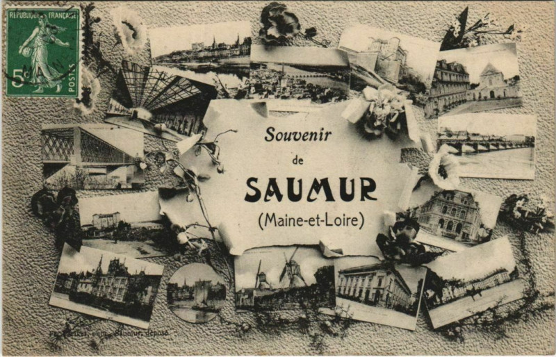 Carte postale ancienne Saumur Scenes à Saumur