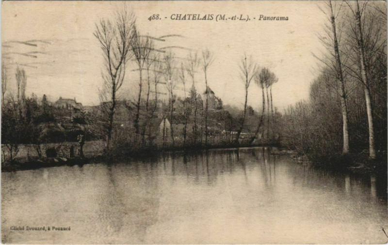 Carte postale ancienne Chatelais Panorama