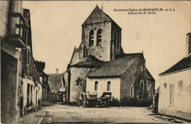 Carte postale ancienne Barace Ancienne Eglise