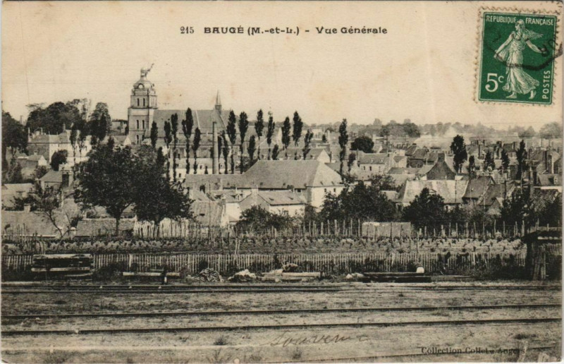 Carte postale ancienne Bauge Vue Generale