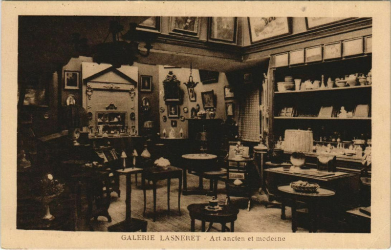 Carte postale ancienne Angers Galerie Lasneret - Art Ancien et Moderne à Angers