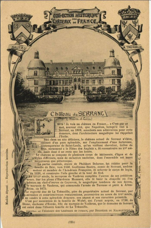 Carte postale ancienne Chateau de Serrant