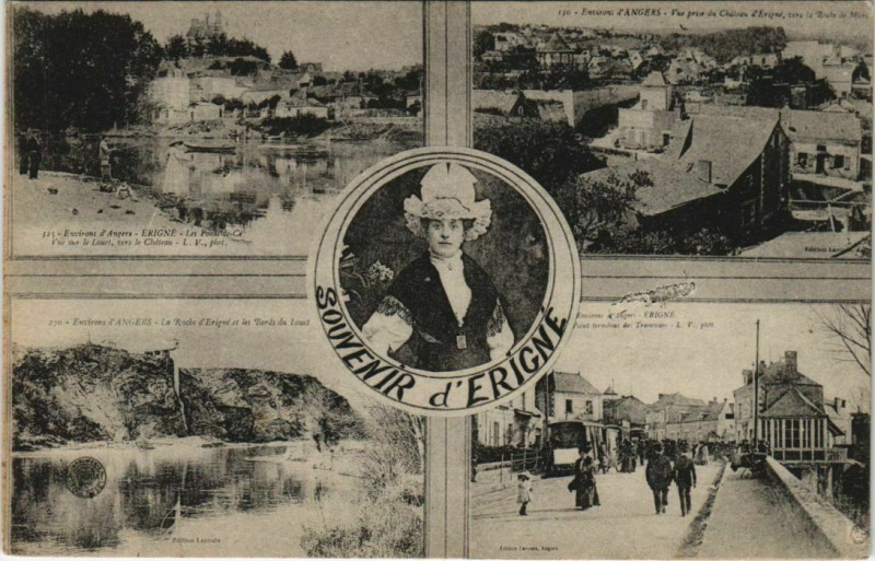 Carte postale ancienne Erigne Scenes