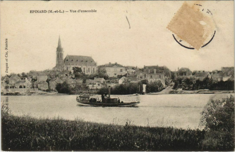 Carte postale ancienne Epinard Vue d'Ensemble