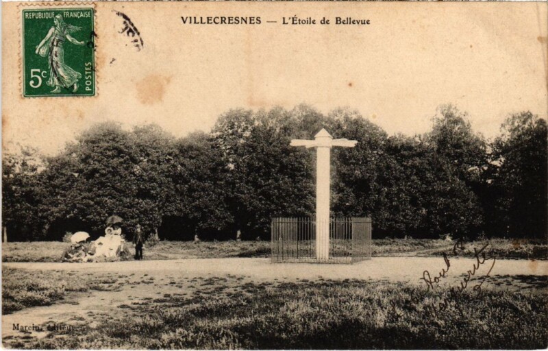 Carte postale ancienne Villecresnes L'Etoile de Bellevue France à Villecresnes