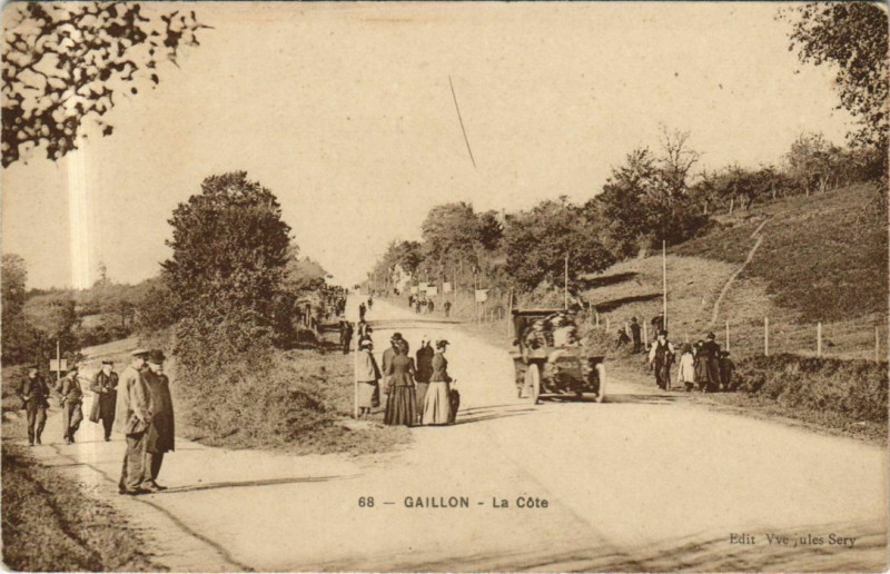 Carte postale ancienne Gaillon La Cote à Gaillon