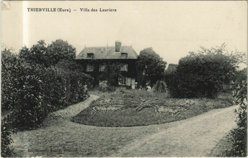 Carte postale ancienne Thierville Villa des Lauriers à Thierville