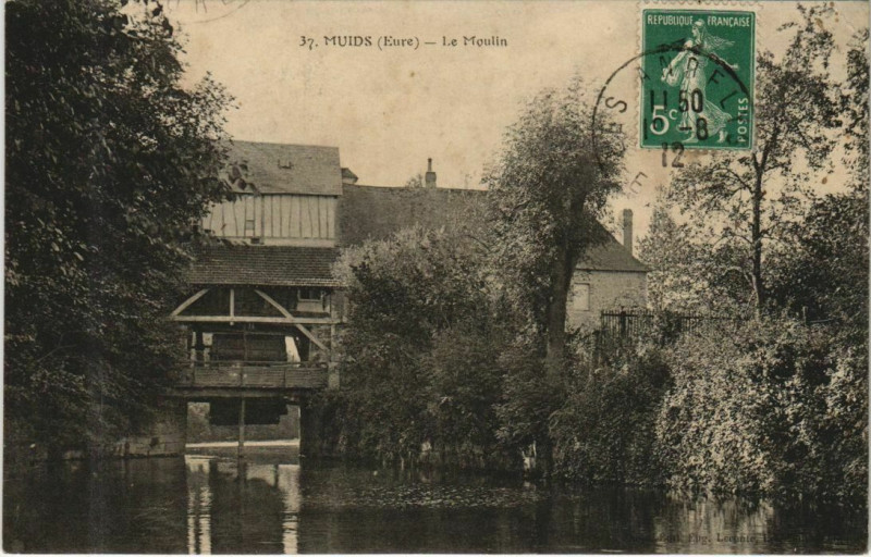 Carte postale ancienne Muids Le Moulin à Muids
