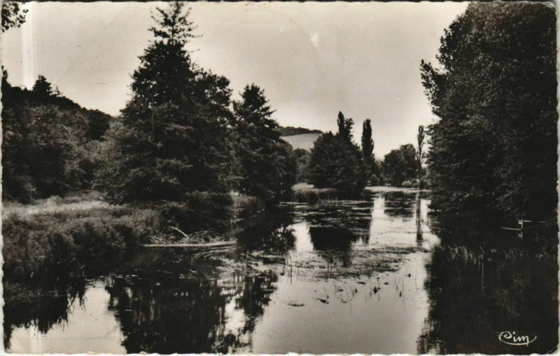 Carte postale ancienne Breuilpont Les Rives à Breuilpont