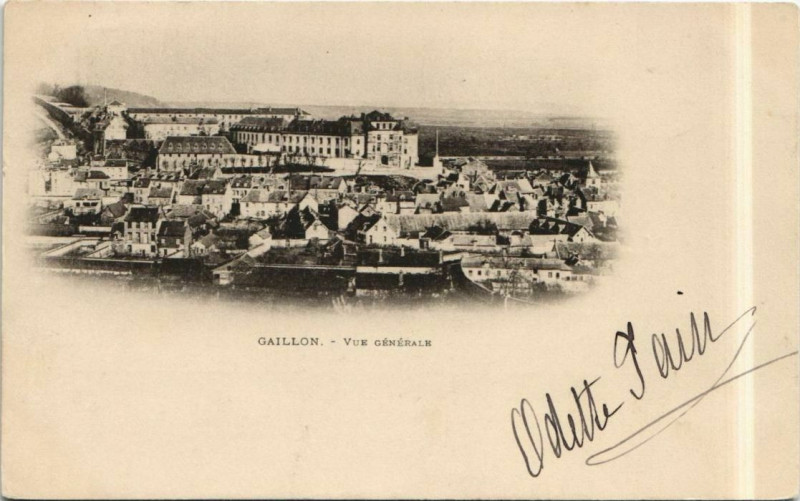 Carte postale ancienne Gaillon Vue Generale à Gaillon