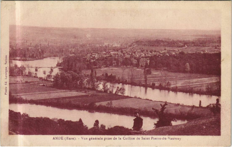 Carte postale ancienne Ande Vue Generale