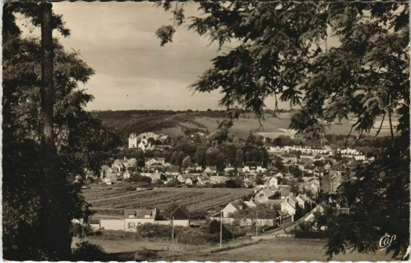 Carte postale ancienne Louviers Vue Generale à Louviers