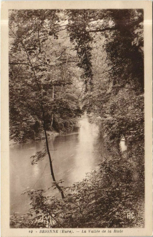 Carte postale ancienne Brionne La Valle de la Risle à Brionne