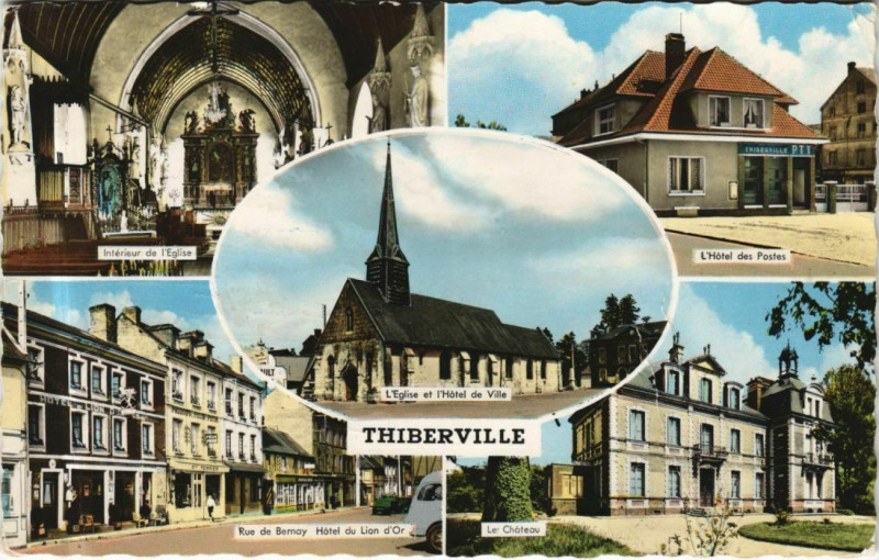 Carte postale ancienne Thiberville Scenes à Thiberville
