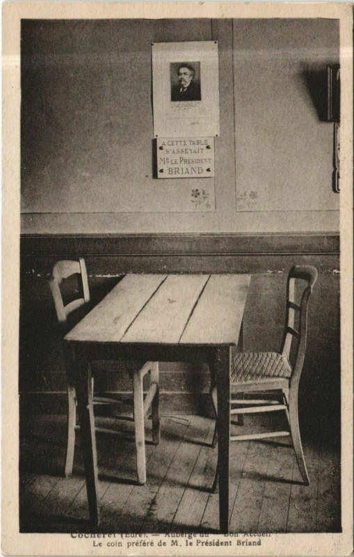 Carte postale ancienne Cocherel Auberge du Bon Accueil